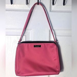 Pink Kate Spade baguette bag